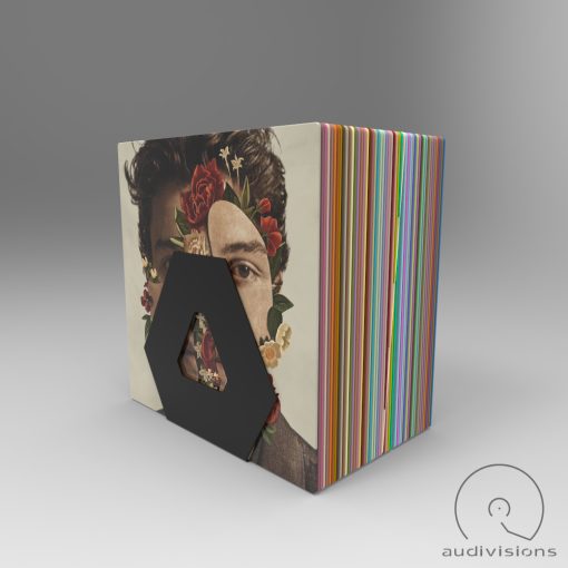 Hexa desktop vinyl record holder example